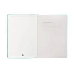 CUADERNO CON GOMILLA ANTARTIK NOTES TAPA DURA A4 HOJAS PUNTOS ROSA Y TURQUESA 100 HOJAS 80 GR FSC