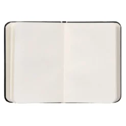 CUADERNO CON GOMILLA ANTARTIK NOTES TAPA DURA A7 HOJAS LISAS NEGRO 80 HOJAS 80 GR FSC
