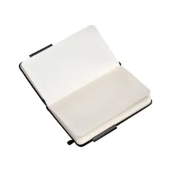 CUADERNO CON GOMILLA ANTARTIK NOTES TAPA DURA A6 HOJAS CUADRICULA NEGRO 100 HOJAS 80 GR FSC
