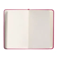 CUADERNO CON GOMILLA ANTARTIK NOTES TAPA DURA DIN A6 HOJAS LISAS BURDEOS 100 HOJAS 80 GR FSC