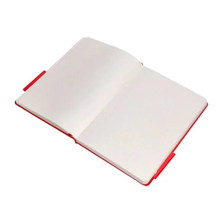 CUADERNO CON GOMILLA ANTARTIK NOTES TAPA DURA A4 HOJAS PUNTOS ROJO 100 HOJAS 80 GR FSC