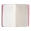 CUADERNO CON GOMILLA ANTARTIK NOTES TAPA BLANDA A6 CUADRICULA ROSA Y TURQUESA 100 HOJAS 80 GR FSC