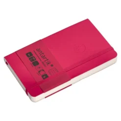 CUADERNO CON GOMILLA ANTARTIK NOTES TAPA BLANDA A6 RAYAS BURDEOS 100 HOJAS 80 GR FSC