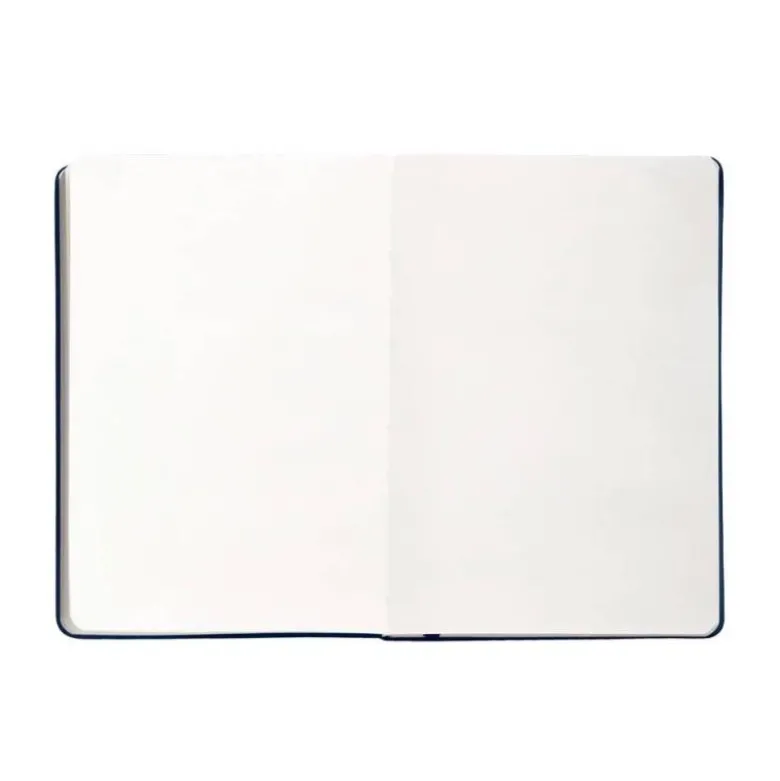 CUADERNO CON GOMILLA ANTARTIK NOTES TAPA DURA A4 HOJAS LISAS AZUL MARINO 100 HOJAS 80 GR FSC