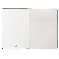 CUADERNO CON GOMILLA ANTARTIK NOTES TAPA DURA A5 HOJAS LISAS NEGRO 100 HOJAS 80 GR FSC