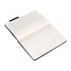 CUADERNO CON GOMILLA ANTARTIK NOTES TAPA DURA A5 HOJAS LISAS NEGRO 100 HOJAS 80 GR FSC