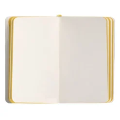 CUADERNO CON GOMILLA ANTARTIK NOTES TAPA BLANDA A6 HOJAS LISAS MORADO Y AMARILLO 100 HOJAS 80 GR FSC