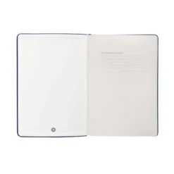 CUADERNO CON GOMILLA ANTARTIK NOTES TAPA DURA A4 HOJAS PUNTOS AZUL MARINO 100 HOJAS 80 GR FSC