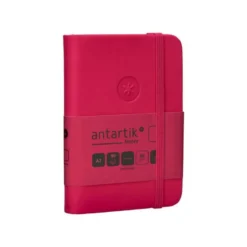 CUADERNO CON GOMILLA ANTARTIK NOTES TAPA DURA A7 HOJAS LISAS BURDEOS 80 HOJAS 80 GR FSC