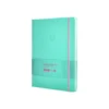 CUADERNO CON GOMILLA ANTARTIK NOTES TAPA DURA A4 HOJAS LISAS ROSA Y TURQUESA 100 HOJAS 80 GR FSC