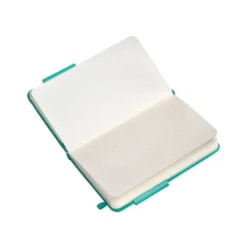 CUADERNO CON GOMILLA ANTARTIK NOTES TAPA DURA A6 HOJAS CUADRICULA TURQUESA 100 HOJAS 80 GR FSC