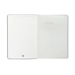 CUADERNO CON GOMILLA ANTARTIK NOTES TAPA DURA A4 HOJAS LISAS GRIS Y TURQUESA 100 HOJAS 80 GR FSC