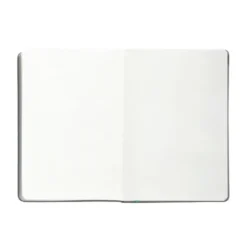 CUADERNO CON GOMILLA ANTARTIK NOTES TAPA DURA A4 HOJAS LISAS GRIS Y TURQUESA 100 HOJAS 80 GR FSC