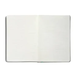 CUADERNO CON GOMILLA ANTARTIK NOTES TAPA DURA A4 HOJAS RAYAS GRIS Y TURQUESA 100 HOJAS 80 GR FSC