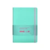 CUADERNO CON GOMILLA ANTARTIK NOTES TAPA DURA A5 HOJAS LISAS ROSA Y TURQUESA 100 HOJAS 80 GR FSC