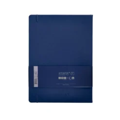 CUADERNO CON GOMILLA ANTARTIK NOTES TAPA DURA A4 HOJAS CUADRICULA AZUL MARINO 100 HOJAS 80 GR FSC