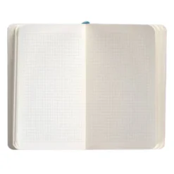 CUADERNO CON GOMILLA ANTARTIK NOTES TAPA BLANDA A6 CUADRICULA AZUL CLARO 100 HOJAS 80 GR FSC