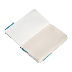 CUADERNO CON GOMILLA ANTARTIK NOTES TAPA BLANDA A6 CUADRICULA AZUL CLARO 100 HOJAS 80 GR FSC