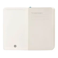 CUADERNO CON GOMILLA ANTARTIK NOTES TAPA BLANDA A6 CUADRICULA AZUL CLARO 100 HOJAS 80 GR FSC