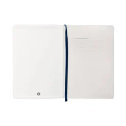 CUADERNO CON GOMILLA ANTARTIK NOTES TAPA BLANDA A5 HOJAS LISAS AZUL MARINO 80 HOJAS 80 GR FSC