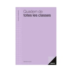 CUADERNO DE TODAS LAS CLASES PROFESORADO ADDITTIO 136 PAGINAS SEMANA VISTA COLOR AZUL 225X310 MM CATALAN