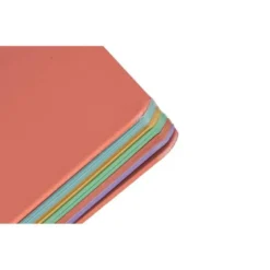 CUADERNO ESPIRAL ANTARTIK MICRO A4 TAPA FOAM 120H 90GR CUADRO 5MM 5 BANDAS 4 TALADROS COLOR CORAL