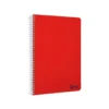 CUADERNO ESPIRAL LIDERPAPEL A5 SMART TAPA BLANDA 80H 75GR RAYADO Nº46 COLORES SURTIDOS