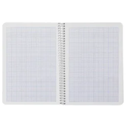 CUADERNO ESPIRAL LIDERPAPEL A5 SMART TAPA BLANDA 80H 75GR RAYADO Nº46 COLORES SURTIDOS