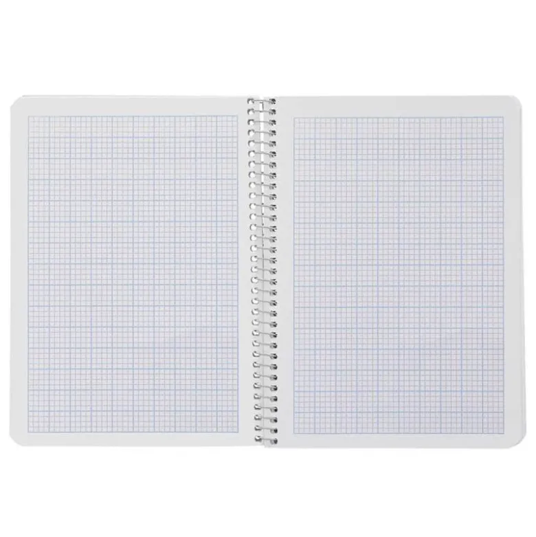 CUADERNO ESPIRAL LIDERPAPEL A5 SMART TAPA BLANDA 80H 75GR RAYADO Nº46 COLORES SURTIDOS