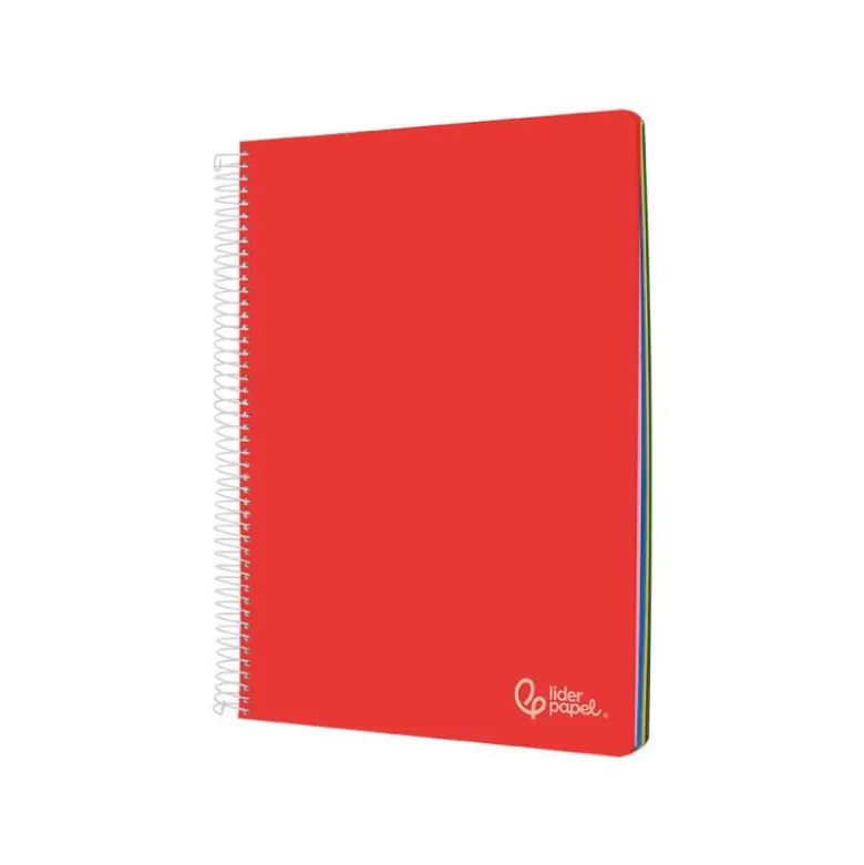CUADERNO ESPIRAL LIDERPAPEL A4 MICRO WITTY TAPA DURA 120H 90GR HORIZONTAL 8MM 5 BANDAS 4 TALADROS COLORES SURTIDOS
