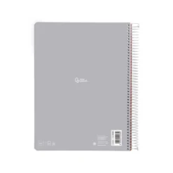 CUADERNO ESPIRAL LIDERPAPEL A4 MICRO WITTY TAPA DURA 120H 90GR HORIZONTAL 8MM 5 BANDAS 4 TALADROS COLORES SURTIDOS