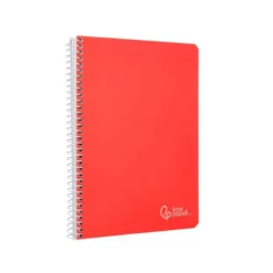 CUADERNO ESPIRAL LIDERPAPEL DIN A5 WITTY TAPA DURA 80H 90GR PAUTA ANCHA 3,5MM CON MARGEN COLORES SURTIDOS