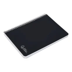 CUADERNO ESPIRAL LIDERPAPEL DIN A5 WITTY TAPA DURA 80H 90GR CUADRO 4MM CON MARGEN COLOR NEGRO