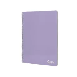 CUADERNO ESPIRAL LIDERPAPEL DIN A4 SMART TAPA BLANDA 80H 75GR RAYADO MONTESSORI 5MM CON MARGEN COLORES SURTIDOS