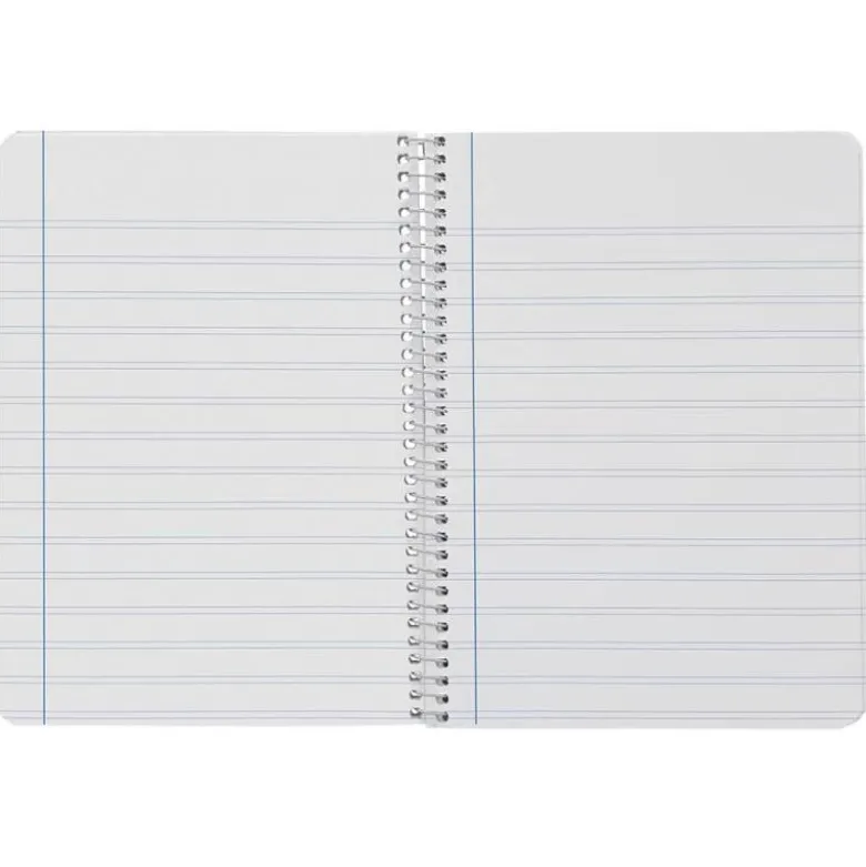 CUADERNO ESPIRAL LIDERPAPEL DIN A4 WITTY TAPA DURA 80H 90GR PAUTA 2,5MM CON MARGEN COLORES SURTIDOS