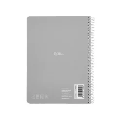 CUADERNO ESPIRAL LIDERPAPEL DIN A5 SMART TAPA BLANDA 80H 75GR MILIMETRADO 2MM COLORES SURTIDOS