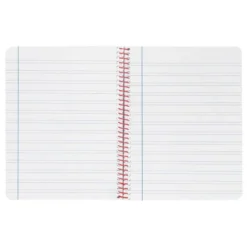 CUADERNO ESPIRAL LIDERPAPEL A4 WONDER TAPA PLASTICO 80H 90GR PAUTA ANCHA 3,5MM CON MARGEN COLOR AZUL MARINO