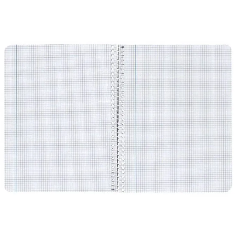 CUADERNO ESPIRAL LIDERPAPEL DIN A4 WITTY TAPA DURA 80H 90GR CUADRO 3MM CON MARGEN COLORES SURTIDOS