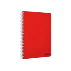 CUADERNO ESPIRAL LIDERPAPEL DIN A5 WITTY TAPA DURA 80H 90GR CUADRO 8MM CON MARGEN COLORES SURTIDOS