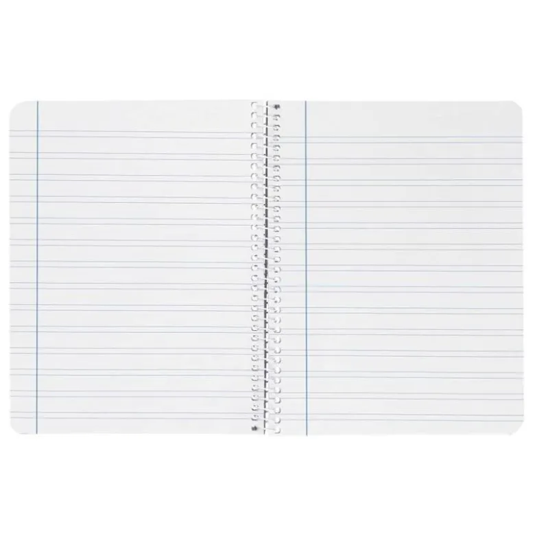 CUADERNO ESPIRAL LIDERPAPEL DIN A4 WITTY TAPA DURA 80H 90GR RAYADO MONTESSORI 5MM COLORES SURTIDOS