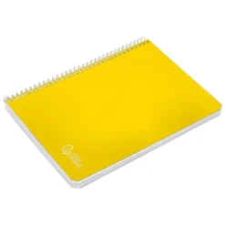 CUADERNO ESPIRAL LIDERPAPEL DIN A4 WITTY TAPA DURA 80H 90GR RAYADO HORIZONTAL CON MARGEN COLOR AMARILLO