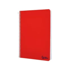 CUADERNO ESPIRAL LIDERPAPEL DIN A5 SMART TAPA BLANDA 80H 75GR PAUTA 2,5MM CON MARGEN COLORES SURTIDOS