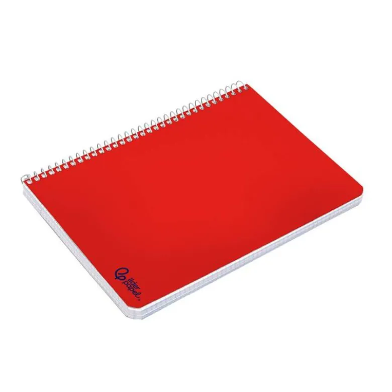 CUADERNO ESPIRAL LIDERPAPEL DIN A5 SMART TAPA BLANDA 80H 75GR PAUTA 3,5MM CON MARGEN COLORES SURTIDOS