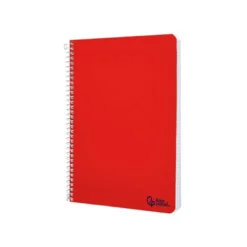 CUADERNO ESPIRAL LIDERPAPEL DIN A5 SMART TAPA BLANDA 80H 75GR CUADRO 8MM CON MARGEN COLORES SURTIDOS
