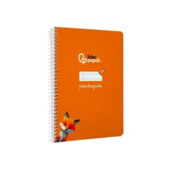 CUADERNO ESPIRAL LIDERPAPEL DI N A5 PAUTAGUIA TAPA BLANDA 40H 75 GR CUADRO PAUTADO 2,5MM COLOR NARANJA