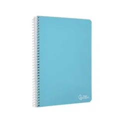 CUADERNO ESPIRAL LIDERPAPEL DIN A4 WITTY TAPA DURA 80H 90GR CUADRO 6MM CON MARGEN COLORES SURTIDOS