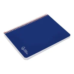 CUADERNO ESPIRAL LIDERPAPEL DIN A5 WITTY TAPA DURA 80H 90GR CUADRO 4MM CON MARGEN COLOR AZUL MARINO
