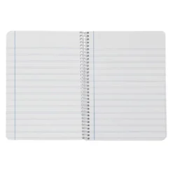 CUADERNO ESPIRAL LIDERPAPEL DIN A4 SMART TAPA BLANDA 80H 75GR RAYADO MONTESSORI 3,5MM CON MARGEN COLORES SURTIDOS