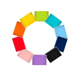 CUADERNO ESPIRAL LIDERPAPEL DIN A5 APAISADO SMART TAPA BLANDA 80H 75GR CUADRO 4MM CON MARGEN COLORES SURTIDOS