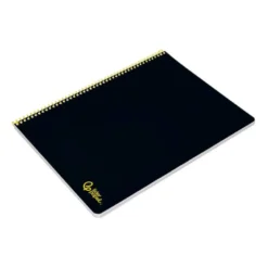 CUADERNO ESPIRAL LIDERPAPEL DIN A4 SMART TAPA BLANDA 80H 75GR PAUTA 2,5MM CON MARGEN COLOR NEGRO